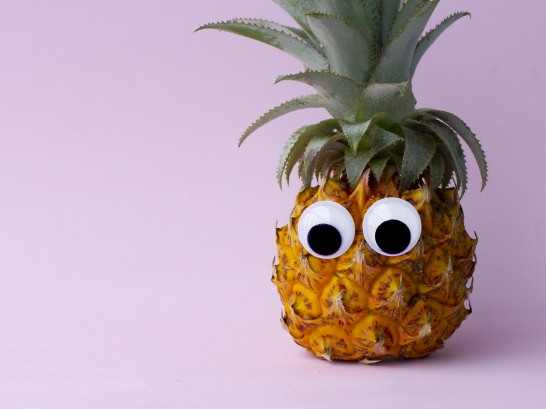 ögon på ananas